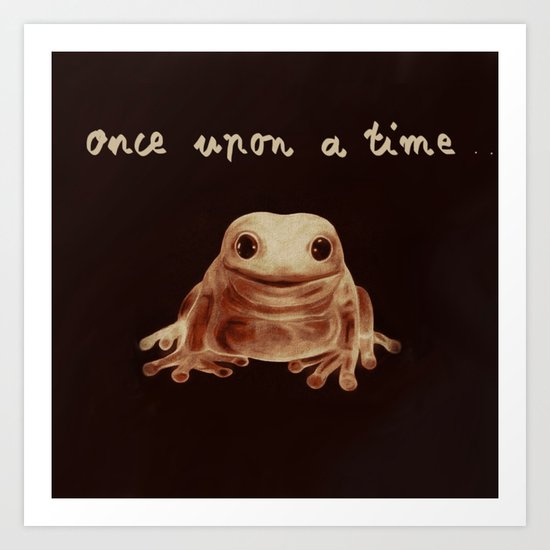 Fuzzy prince Art Print