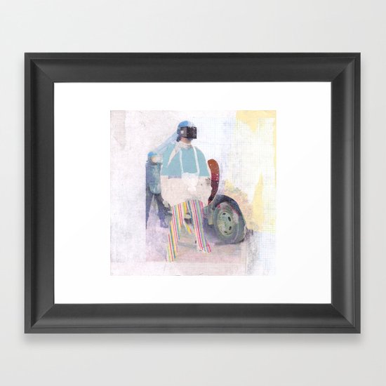 Defender Framed Art Print