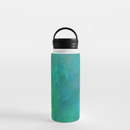 Turquoise blue and green Water Bottle