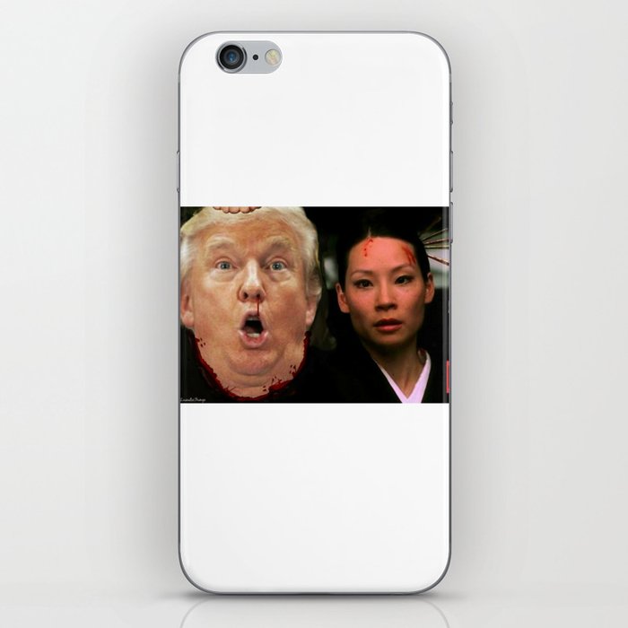 Pussy Grabs Back: Lucy Liu vs. Donald Trump iPhone Skin