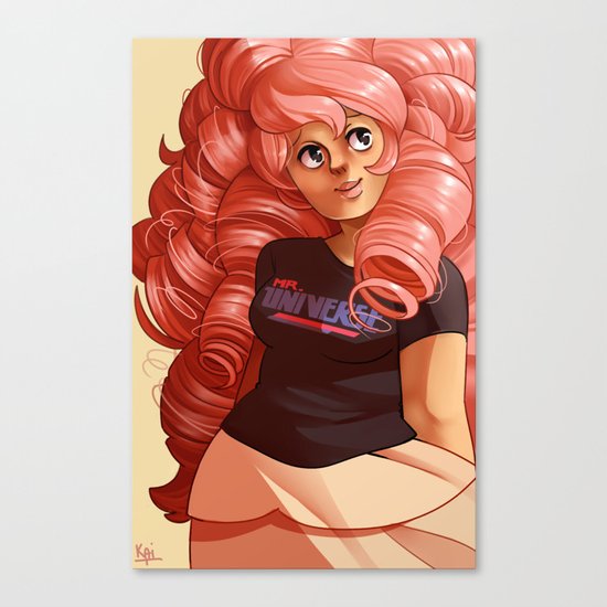 Rose Quartz Canvas Print