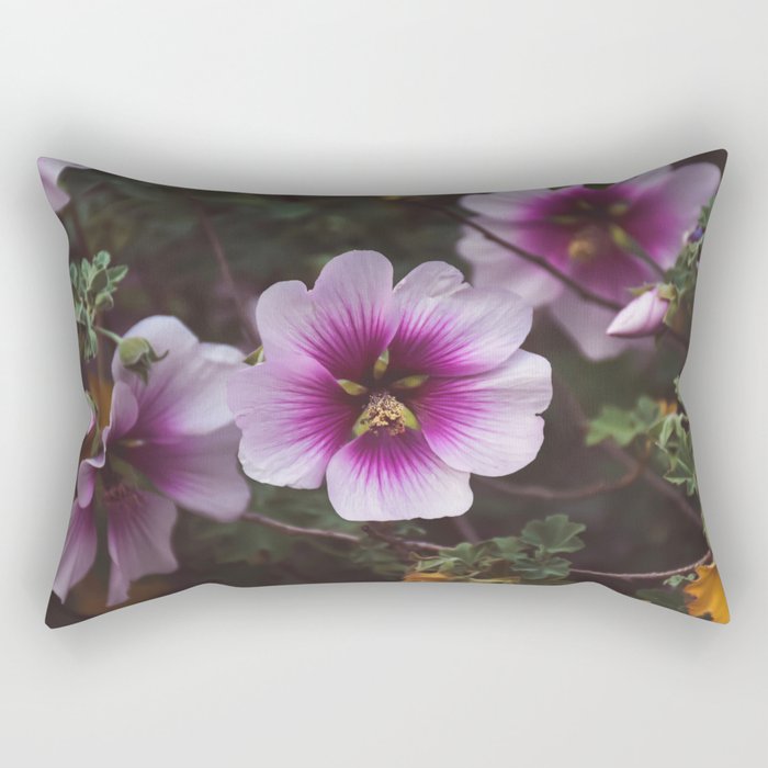 Tree Mallow (Lavatera Maritima), ii Rectangular Pillow