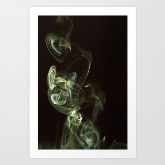 Smoke Art Print