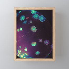 Jellyfish iPhone case Framed Mini Art Print