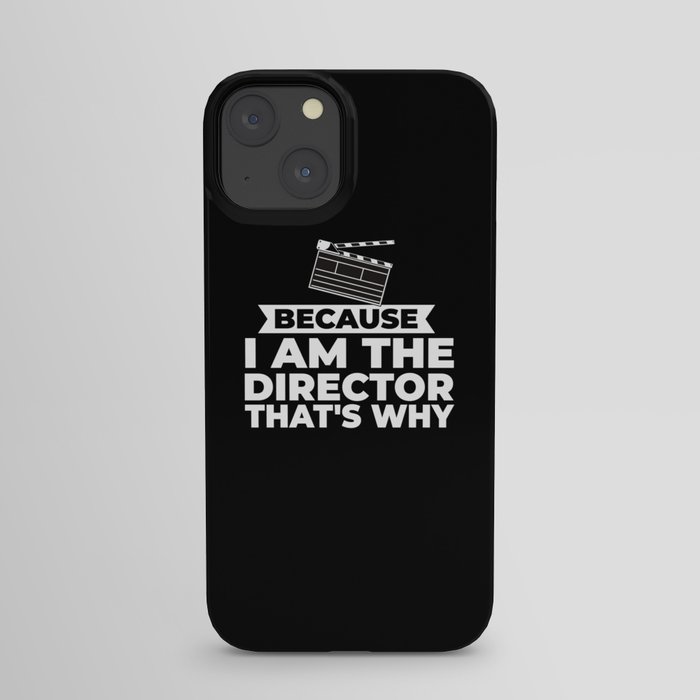 Film Director Filmmaker Filming Camera Filmmaking iPhone Case