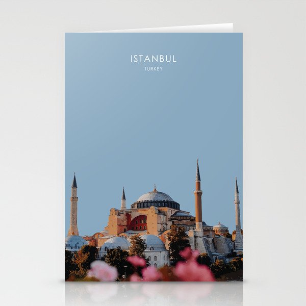 Hagia Sofia, Istanbul, Turkey Travel Artwork Stationery Cards
