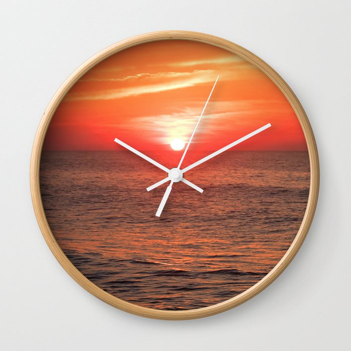 Sunrise Rays Wall Clock