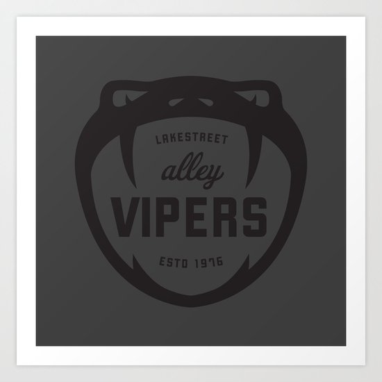 Lakestreet Alley Vipers Art Print