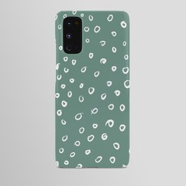 Green Spots Android Case