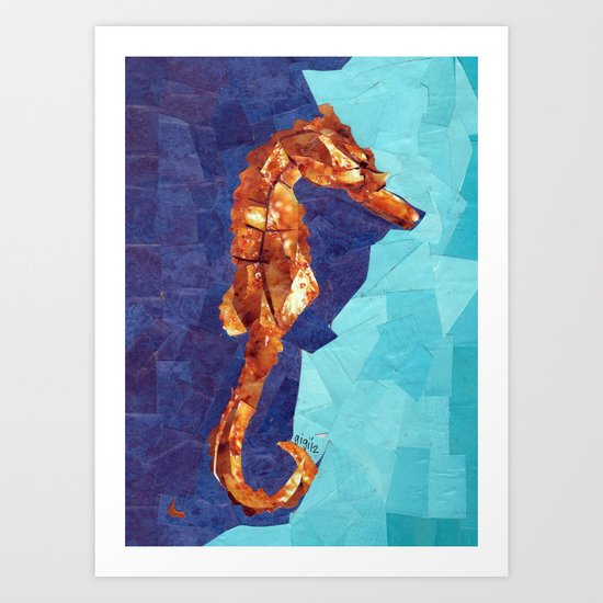 Seahorse Art Print
