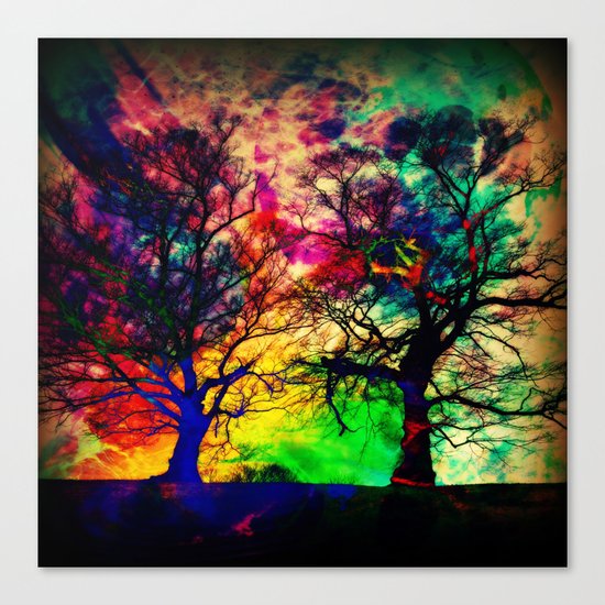 nebula twins Canvas Print