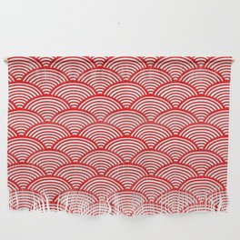 Japanese Wave Pattern 2 Wall Hanging
