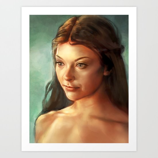 Some roses have steel thorns. Art Print