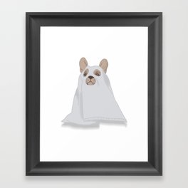 Spooky Pup Framed Art Print