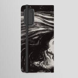 Lovers in the Waves - Edvard Munch Android Wallet Case