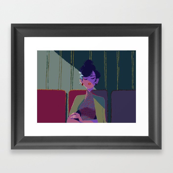 "I fell in love with someone once..." Framed Art Print