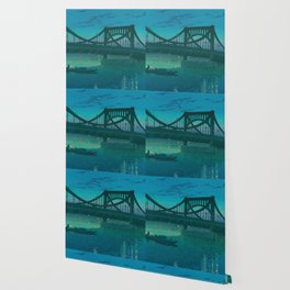 Kiyosu Bridge by Kawase Hasui Wallpaper