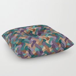 abstract geometric pattern Floor Pillow