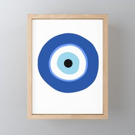 Evil eye Framed Mini Art Print