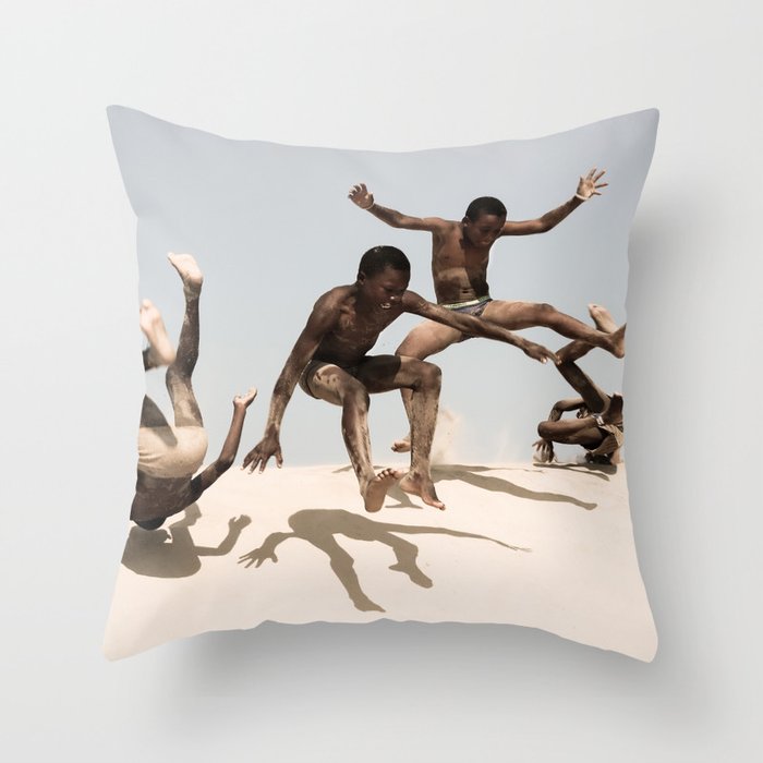 YOUNG VIBES Throw Pillow