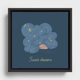 Sweet dreams Framed Canvas