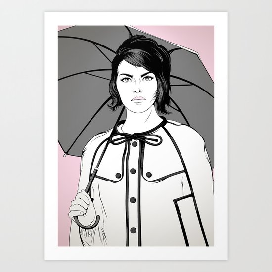 Llueve Art Print
