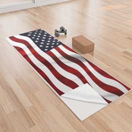 American Flag USA Yoga Towel
