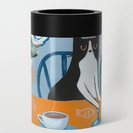 Cats and a French Press Can Cooler