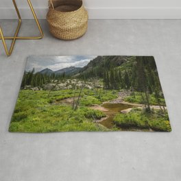 Upper Piney Trail, near Vail, Colorado Area & Throw Rug