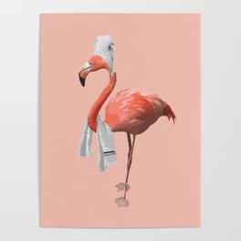 Squeaky Clean Flamingo Poster