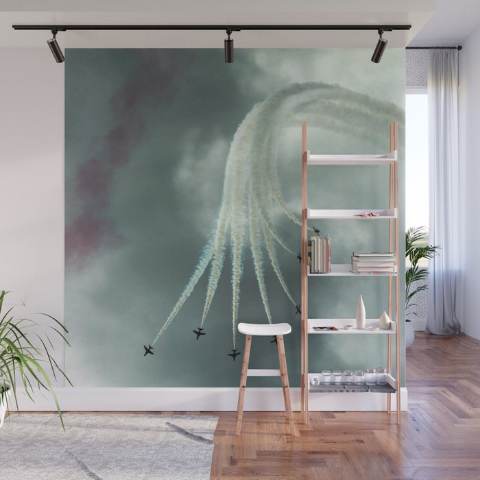 Vertical  Break Wall Mural