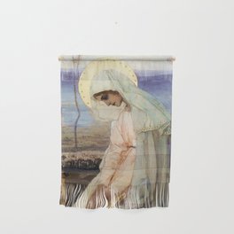 “The Virgin Mary” by Mikhail Nesterov Wall Hanging