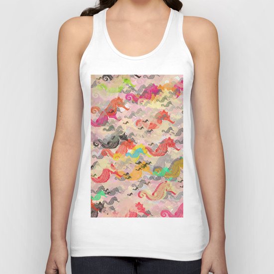 Seahorses Unisex Tank Top