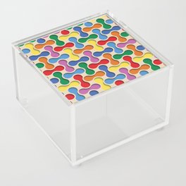 Funny Rainbow Pattern Acrylic Box