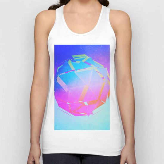 Milk & Black Spiders. Unisex Tank Top