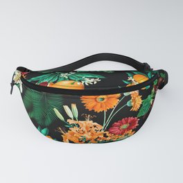 Fruit and Floral Pattern Fanny Pack