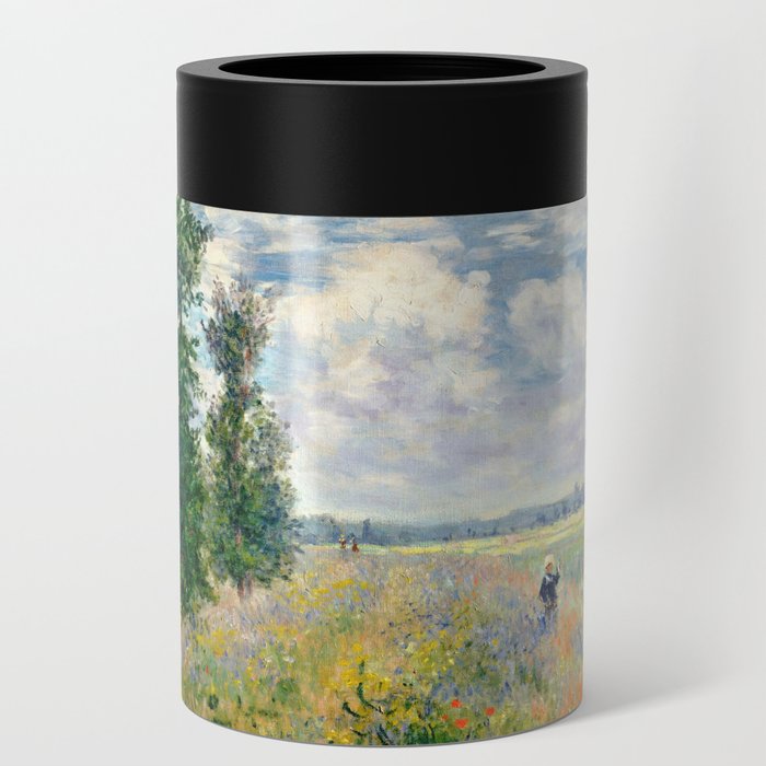 Poppy Fields near Argenteuil by Claude Monet Can Cooler