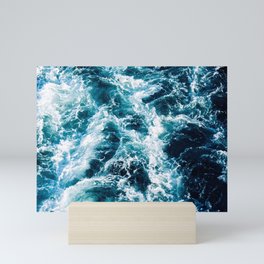 Stormy Ocean Waters Mini Art Print