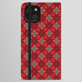Red Lilys iPhone Wallet Case