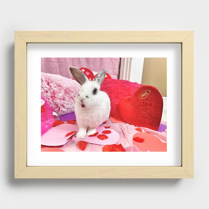 Happy Valentine's Day Recessed Framed Print