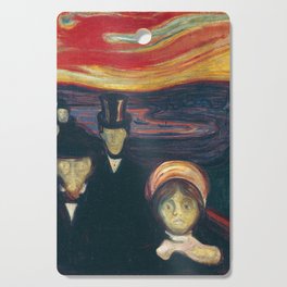 Edvard Munch Anxiety Angst Cutting Board
