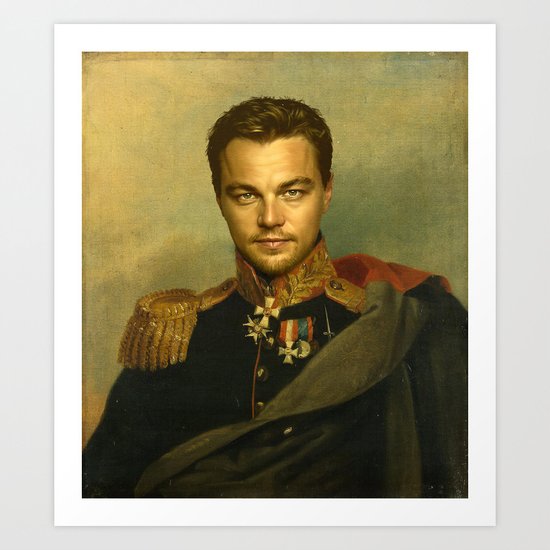 Leonardo Dicaprio - replaceface Art Print