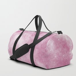 Dark Pink Nebula Duffle Bag