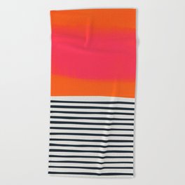 Sunset Ripples Beach Towel