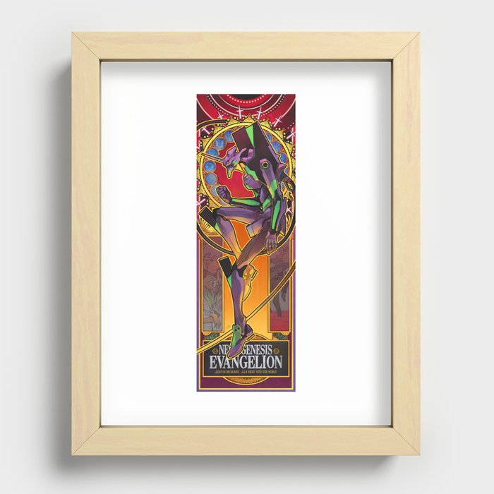 god's in his heaven, all's right with the world.  Recessed Framed Print