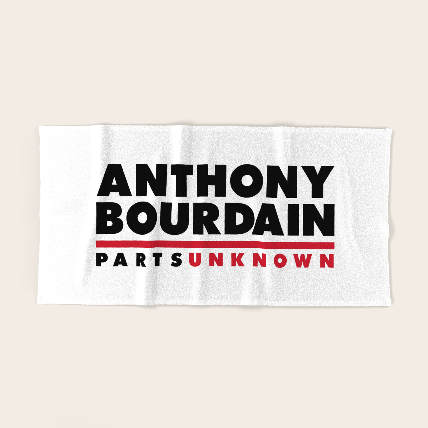 Anthony Bourdain Parts Unknown Hand Bath Towel By Ampun Dj Society6