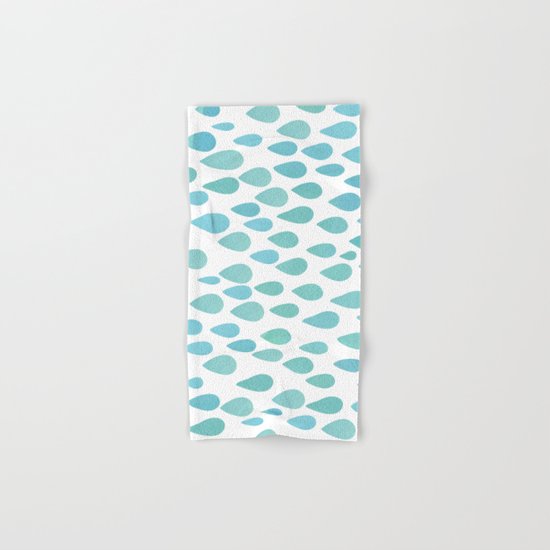 Raindrops Hand & Bath Towel