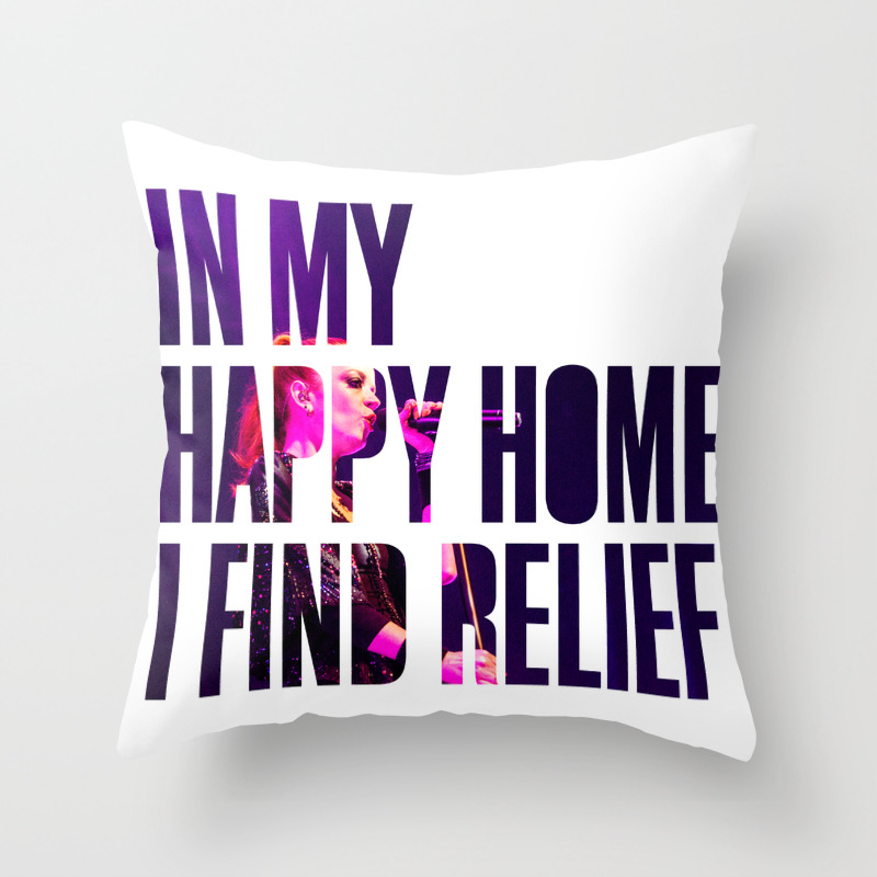 Garbage Happy Home Throw Pillow By Rebeccahoulden Society6