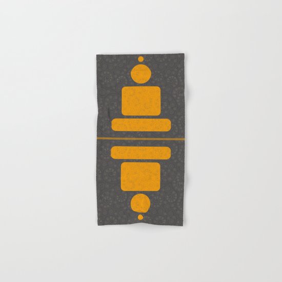 Geometric meditation - Buddha Hand & Bath Towel