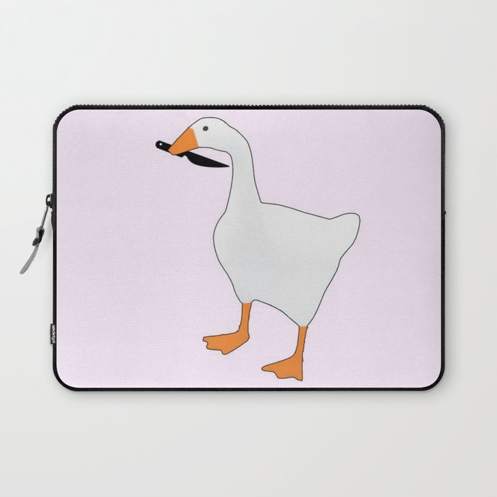 Goose game Funny Untitled Laptop Sleeve